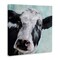 Stupell Industries Gentle Farm Cow Painting on Blue Canvas Wall Art